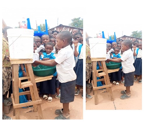 Adoption de bonnes pratiques en matière d'eau, Hygiène et Assainissement des élèves de l'école Primaire de Kuweka dans l’AS Kituku, Territoire de Kalemie.