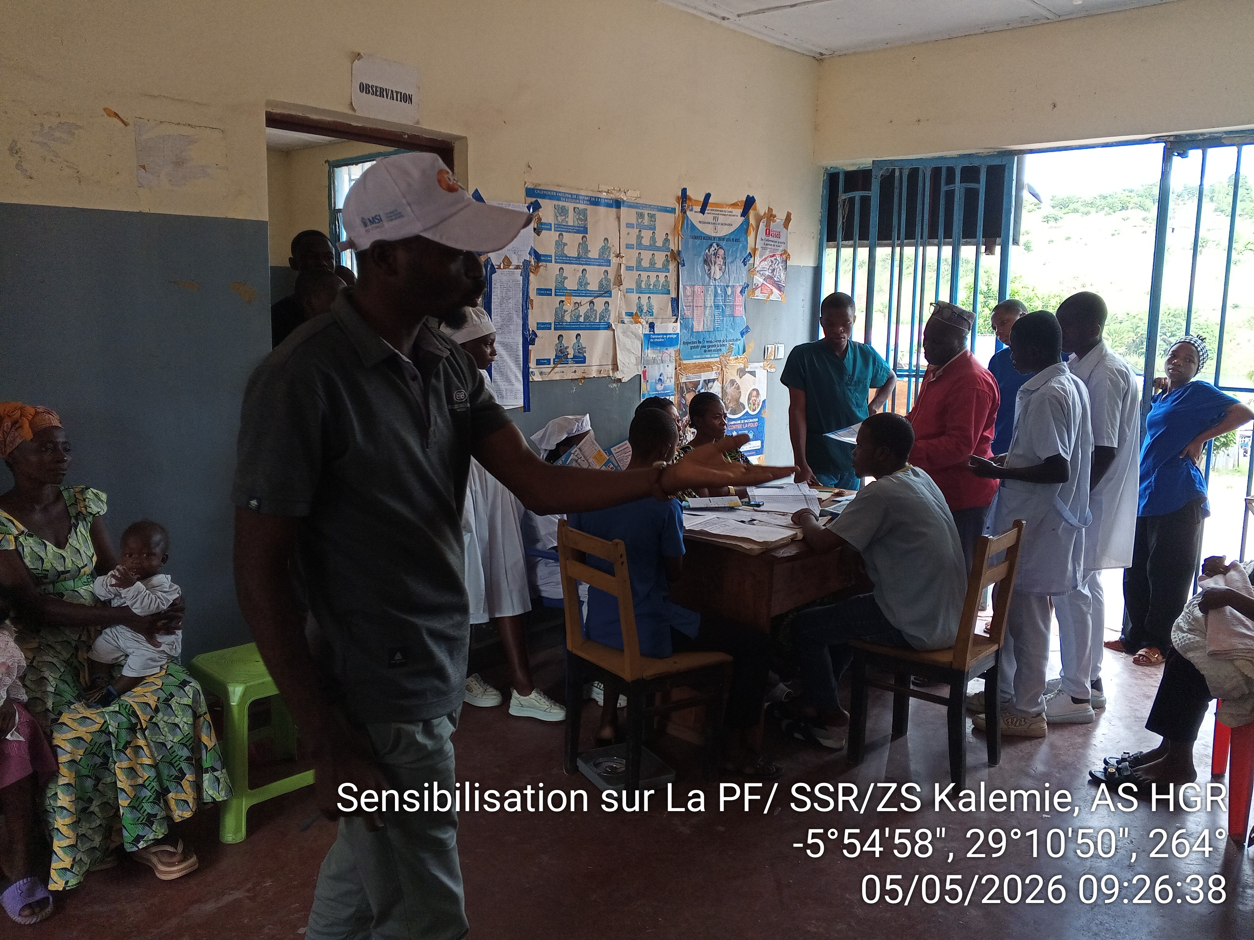 Sensibilisation sur PF/SSR/ZS Kalemie ,AS HGR, le 05/05/2026