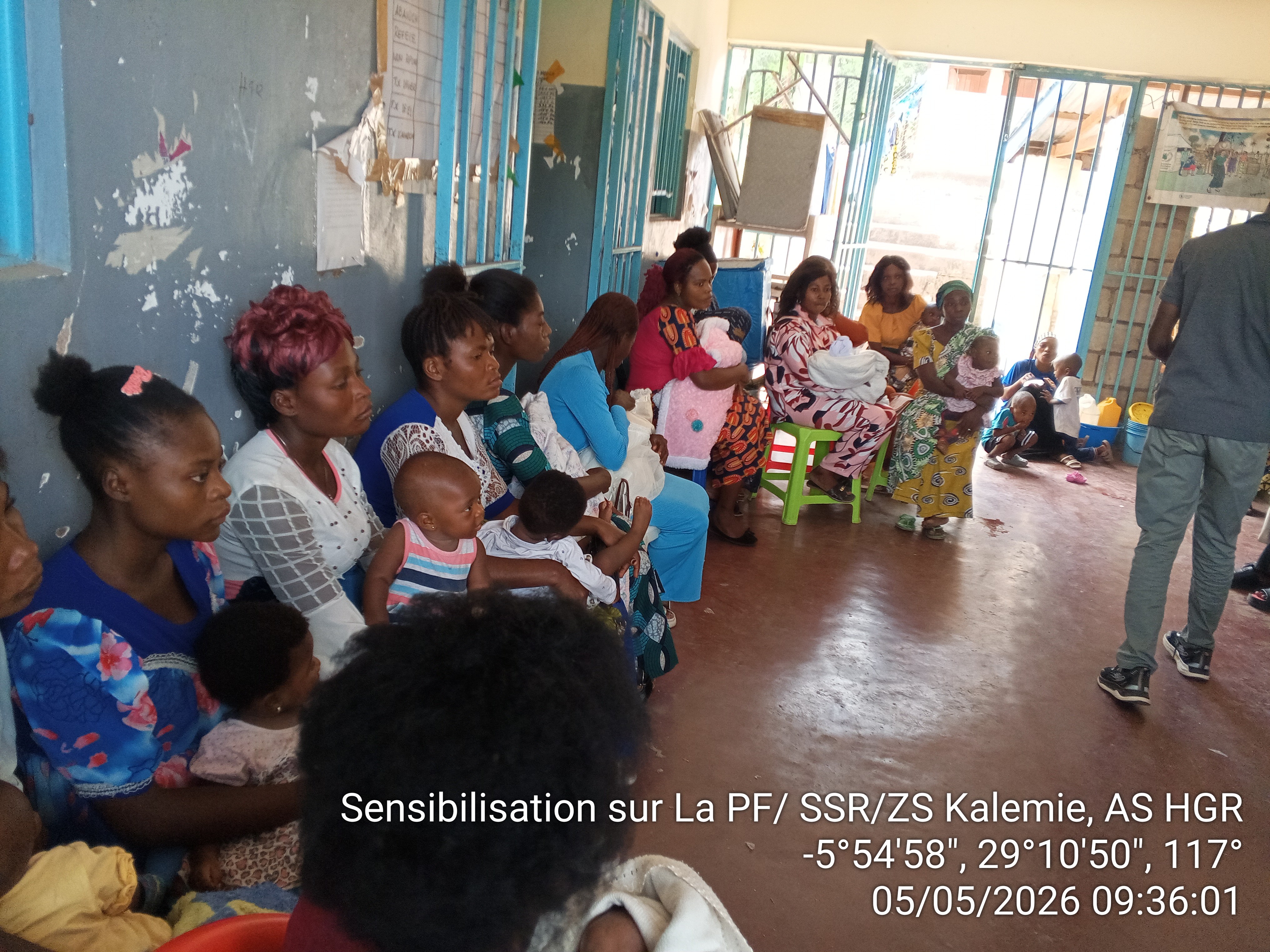 Sensibilisation sur PF/SSR/ZS Kalemie ,AS HGR, le 05/05/2026